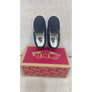 [全新]Vans Classic Slip-On 小童款黑色滑板鞋US8（14cm)