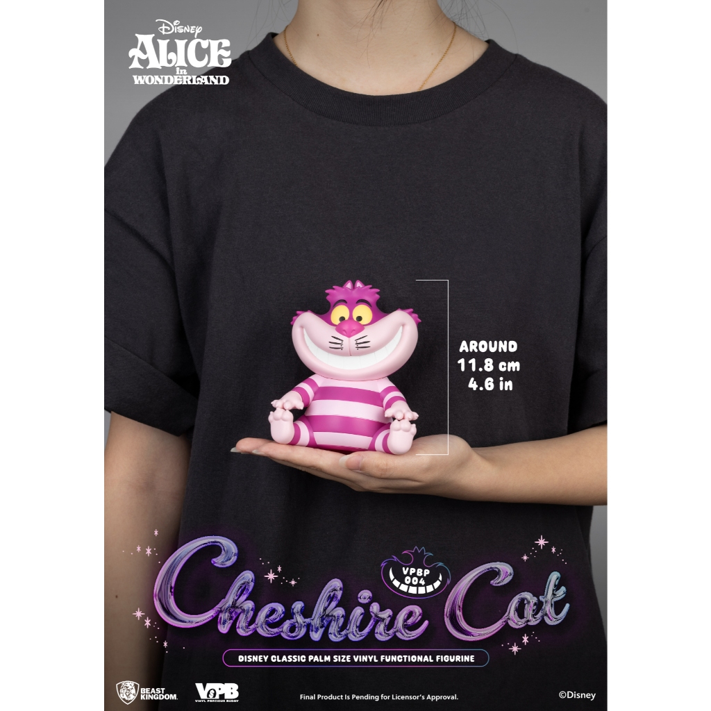 【神經玩具】預購 野獸國 VPBP-004 愛麗絲夢遊仙境 柴郡貓 掌心 存錢筒 存錢桶 撲滿 迪士尼