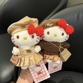 〚ℚ𝕕𝕖𝕣〛Kitty遊英國🤎超可愛穿搭🤩正版 Hellokitty 包包掛件 貓咪美拉德掛飾 可愛毛絨 禮物 三麗鷗