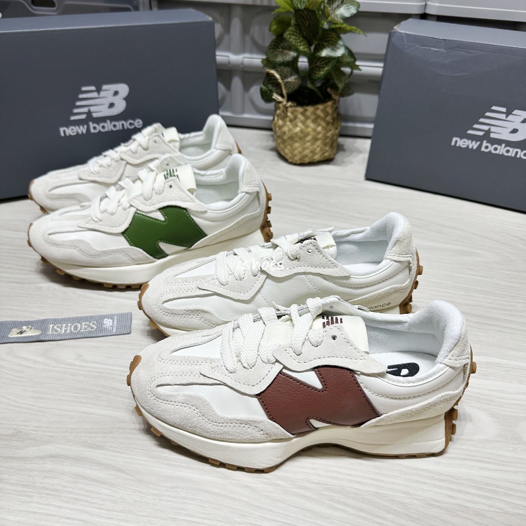 iShoes正品 New Balance 327 情侶鞋 流行 穿搭 皮革N 休閒鞋 U327WKM U327WKN D