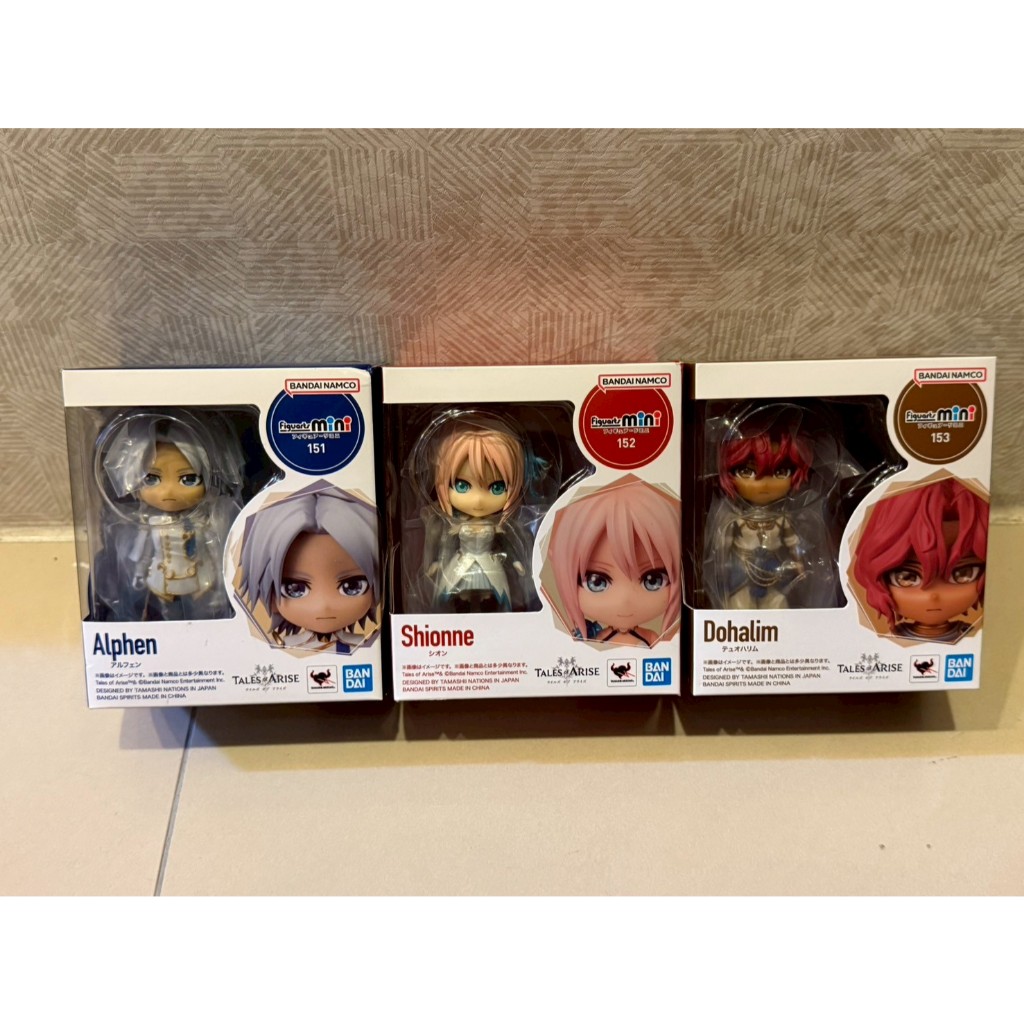 【麻糬禿頭聯盟】日版 Figuarts mini 破曉傳奇 奧爾芬 希儂 杜歐哈林 151 152 153 公仔 模型