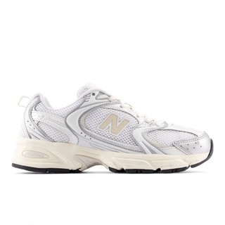 NEW BALANCE NB530系列 男女 休閒鞋 復古鞋 奶油底 穿搭 白銀 D楦-U530ESB