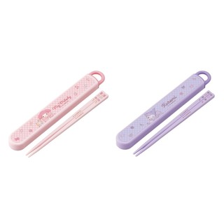 湯包日貨坊 ☆現貨★ 日本製 三麗鷗 銀離子抗菌 環保筷子組 環保餐具組 抗菌餐具 餐具 筷子 日本製 Sanrio