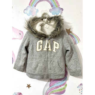 Baby Gap男童女童外套 厚羔羊毛外套 男寶女寶冬天保暖外套 3y 二手