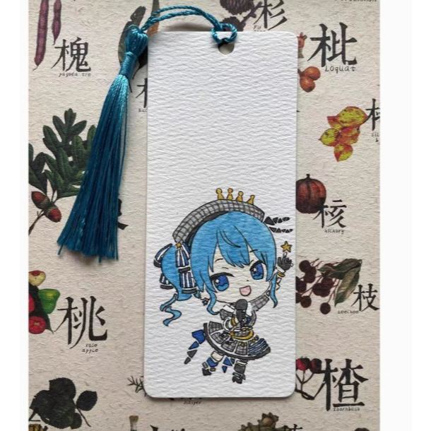 星街彗星手繪書籤 星街彗星 星街彗星書籤 星街彗星手繪 星街彗星周邊 HOLOLIVE HOLOLIVE周邊