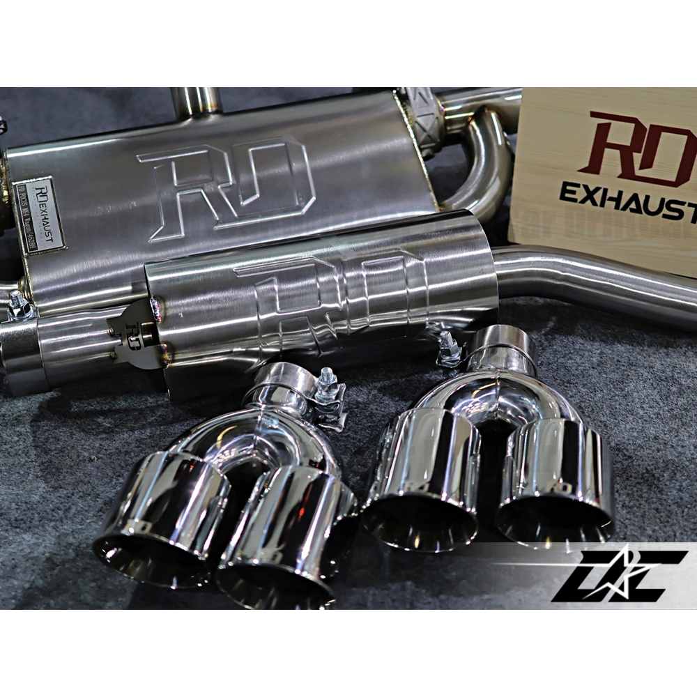 8DC Toyota corolla sport  2.0NA RD排氣管 不鏽鋼中尾段四出