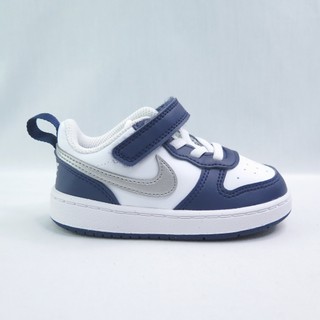 NIKE DV5458135 Court Borough Low 小童 休閒鞋 白/藍銀【iSport愛運動】
