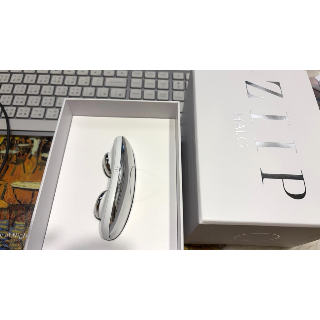 ziip halo微電流美容儀⚡️套組全新僅拆封🔥另附一罐銀色保濕導入凝膠
