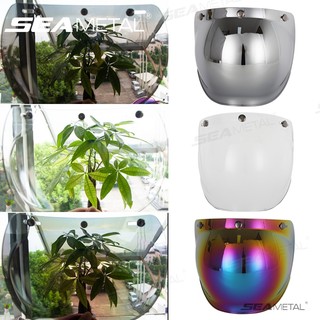 🔥台灣現貨🔥SEAMETAL 三扣式安全帽鏡片 安全帽鏡片 三扣式鏡片 安全帽 抗UV 長鏡片 安全帽鏡片三扣 防水鏡片