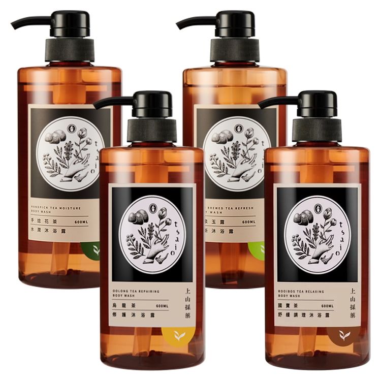 上山採藥 沐浴露 (430ml/600ml) 洗澡 沐浴乳 艾草 茶樹 露珠草 身體清潔【小三美日】DS001648 x