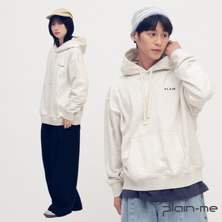 plain-me [PLAIN刺繡] 帽Tee 長袖 大學T 長袖tee 連帽上衣 [PLN0081-252]