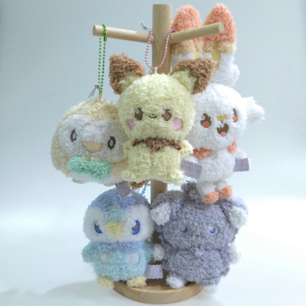 【樂度】 pokepeace玩偶吊飾 皮卡丘 皮丘 炎兔兒 波加曼 木木梟 妙喵  T-ARTS出品