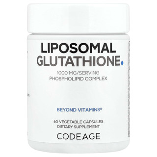 Codeage 脂質體穀胱甘肽 1000 毫克，高濃度還原 L-穀胱甘肽 - 脂質體 60顆