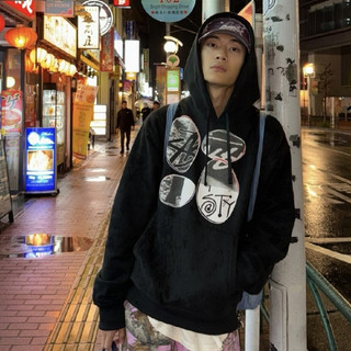 多色可選 Stussy 前後圖案logo 美式復古帽T 重磅連帽帽踢 刷毛上衣 時尚潮流 男女同款 Stussy 帽T