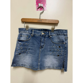 二手Moma品牌牛仔褲裙38號約31腰