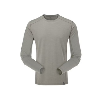 Rab Syncrino Base LS Tee 男款 羊毛混紡長袖排汗衣 QBL-32-STN 石灰