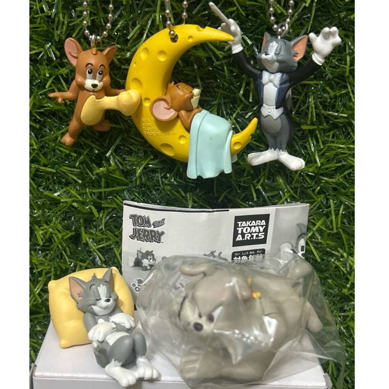 👍正版 T-ARTS 扭蛋 湯姆貓與傑利鼠 湯姆貓 傑利鼠 公仔 小公仔 小吊飾 吊飾 鑰匙圈 指揮家 睡覺 湯姆 傑利