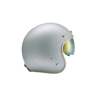 任我行騎士部品 Chief Helmet DEMETER 消光銀 3/4 半罩 復古帽