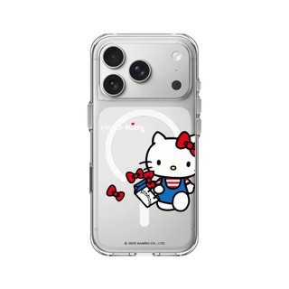 犀牛盾 適用iPhone Clear MagSafe相容透明磁吸手機殼∣Hello Kitty/Shopping day