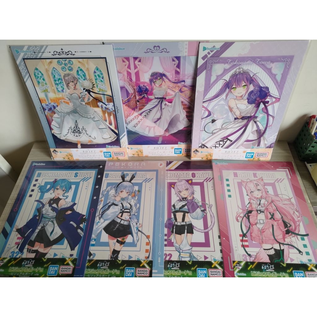 【宅居小鋪】hololive 一番賞 畫板 龐克 婚紗 星街彗星 兔田佩克拉 貓又小粥 博衣小夜璃 白銀諾艾爾 常闇永遠