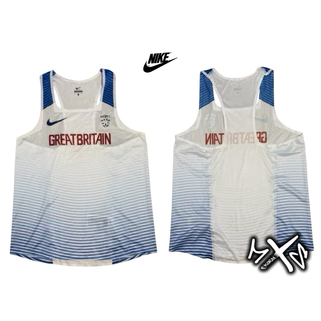 🔸MXS🔸NIKE ELITE PRO 2019「GREAT BRITAIN」 市售版 輕量化飄衣背心 莫法拉（法拉赫）