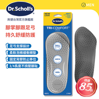 DR.SCHOLL'S爽健三合一防護鞋墊(男/女) 運動系列