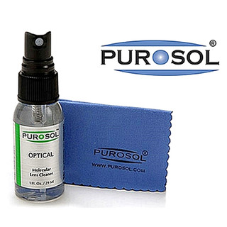 我愛買(噴霧式1oz裝29ml)美國普洛索Purosol環保天然光學鏡片清潔液鏡頭清潔液國際航太基金會太空署NASA認証