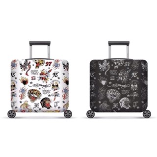 【全新品】【eminent 萬國通路】行李箱 全聯 限量絕版/ED Hardy行李箱 16吋登機箱 萬國通路 現貨-白