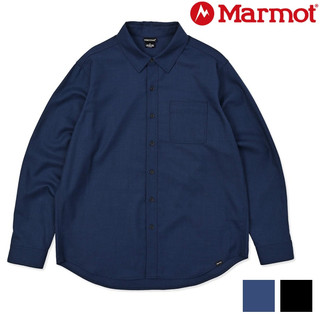 Marmot 土撥鼠 Minimal Merino Shirt 男款 美麗諾羊毛長袖襯衫 MTFW25MSH047
