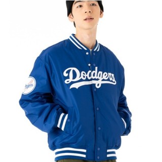 MLB New Era 洛杉磯 道奇 LA Dodgers 石英藍 鋪棉 刺繡 棒球外套 (大谷翔平 Ohtani)