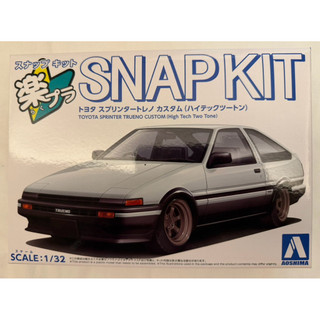 全新 AOSHIMA Snap Kit 11-WB Toyota 豐田 Sprinter Trueno 頭文字 86 白