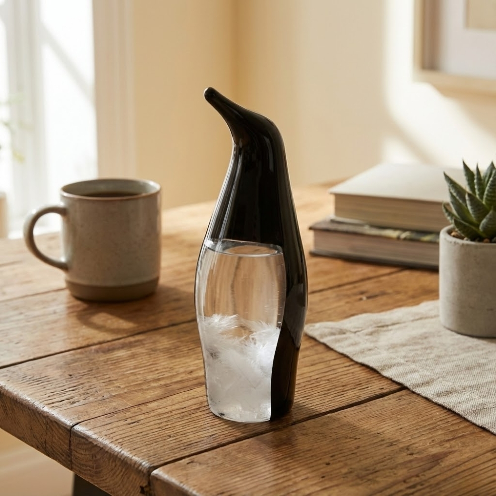 賽先生科學工廠｜企鵝先生極地天氣瓶，傳說中的神祕氣象儀器 × 超萌企鵝造型 ！