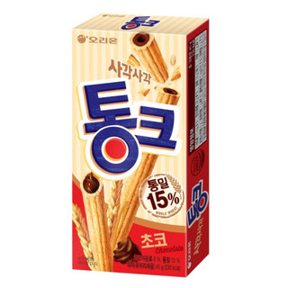 🇰🇷ORION 好麗友 巧克力夾心棒, 酥脆的全麥餅乾，搭配香濃的巧克力夾心 口感豐富 層次分明 45g/盒