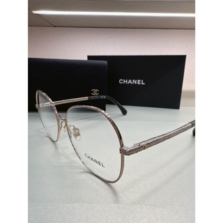 【預購】麗睛眼鏡 Chanel【可刷卡分期】香奈兒 CH2217 金棕色 光學眼鏡 韓系金屬鏡架 香奈兒熱賣款 小香眼鏡