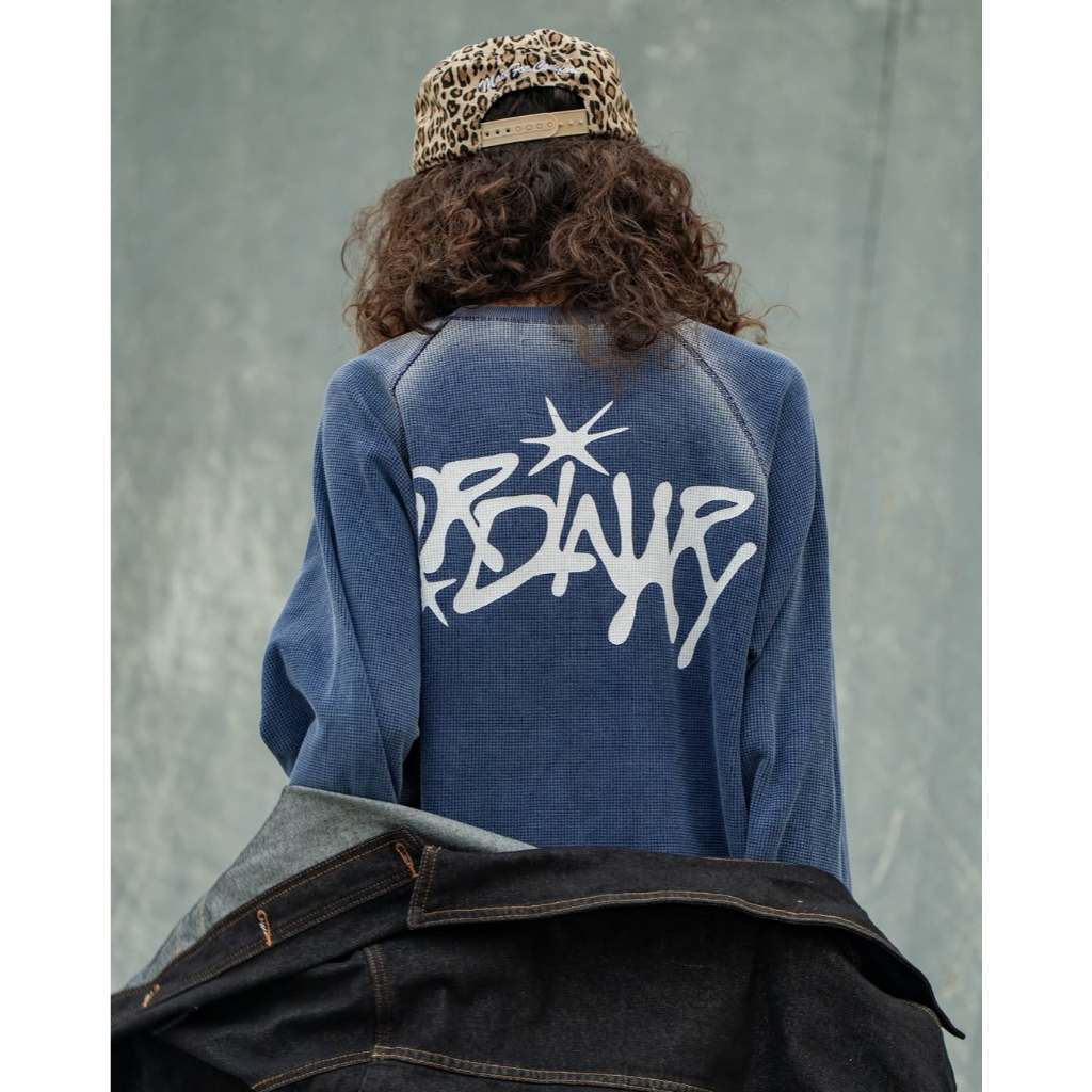 ORDINARY 25AW WASH WAFFLE L/S TEE 水洗渲染華服格長TEE【PS中壢】