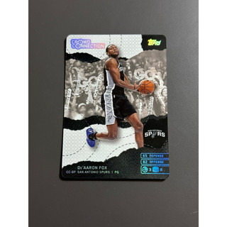 NBA球員卡De’Aaron Fox 特卡 人潮連結 2025 TOPPS MATCH ATTAX