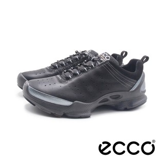 ecco(女)biom c low 女士真皮戶外運動鞋 女鞋-黑
