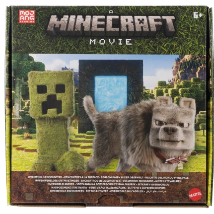 2 Kids<美泰兒>NG盒損 MINECRAFT 電影角色模型 經典戰爭場景組 苦力怕 原價1599 特價 創世神