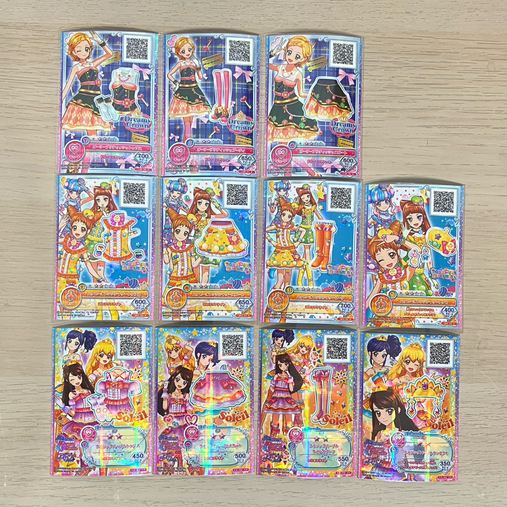 💖偶像學園系列💖偶像學園Aikatsu On Parade遊行代系列三人團體卡片