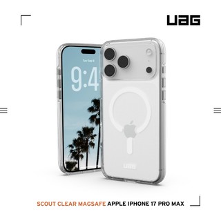 【UAG】iPhone 18 / 17 Pro Max 支援磁吸 耐衝擊全透保護殼-極透明