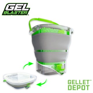 美國 Gel Blaster Gellet Depot 折疊式凝膠彈補充桶 彈庫要塞/彈藥庫/凝膠彈基地/水彈/水桶