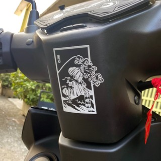 勁戰七代 YAMAHA G7 JETSL 新迪爵 新K1 日繪圖卡 日式風格 反光貼紙 夜光貼紙 機車貼紙 反光屋FKW
