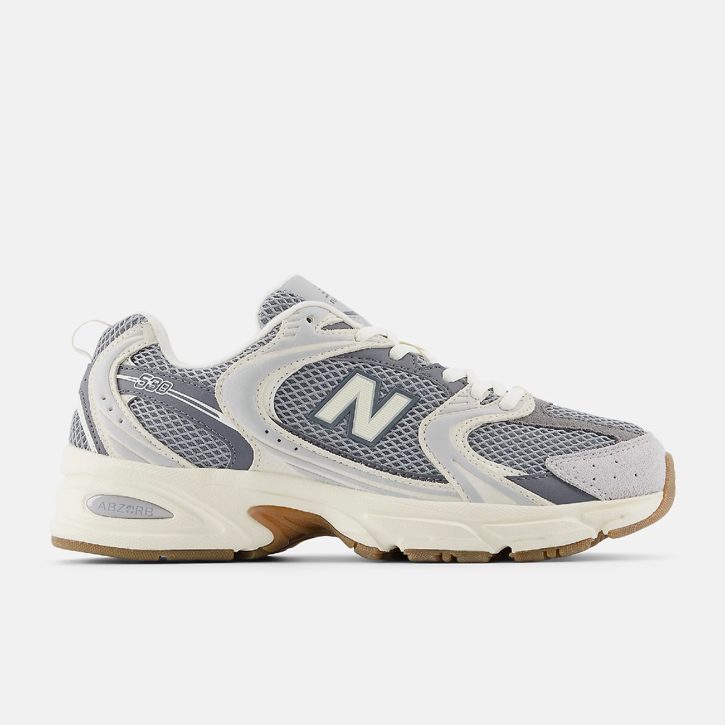New Balance 530 男鞋 女鞋 復古 做舊感 百搭款 焦糖底 麂皮 網布 老爹鞋 灰白 U530SUB
