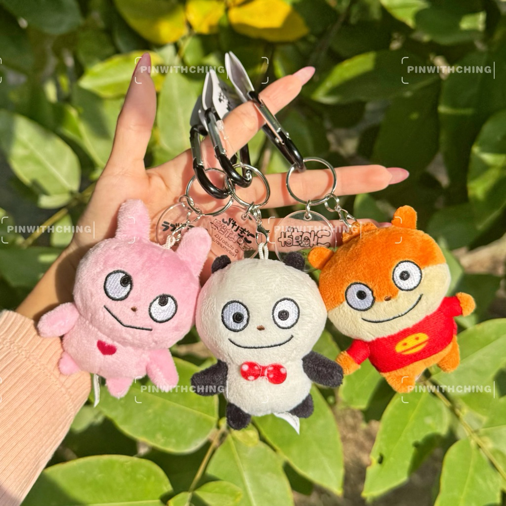 ✈️🇯🇵日本寄回 西村裕二 開心熊貓 小老鼠 戀愛兔 外遇兔 毛絨壓克力牌吊飾 玩偶吊飾