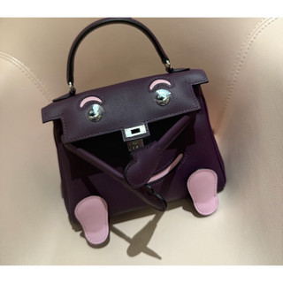 國外💗愛馬仕 hermes kelly doll 千禧娃娃 紫色