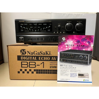 ZonGer榮哥音響（可議價）NaGaSaKi長崎BB-1專業卡拉OK 高功率數位迴音綜合擴大機大功率250W+250W