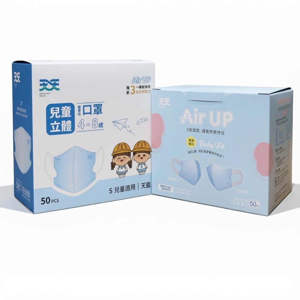 （天天）天天AIR UP立體口罩 天天兒童立體醫療口罩 天天幼幼立體醫療口罩 兒童立體醫療口罩