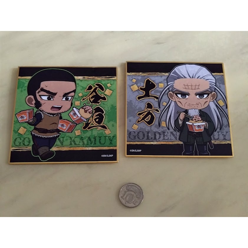 [睡睡蛙小池] 黃金神威 色紙 土方歲三 谷垣源次郎 章魚燒 爆彈燒 聯名