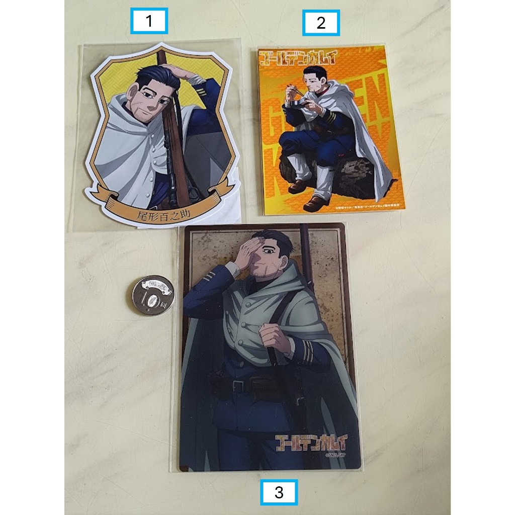 [睡睡蛙小池] 黃金神威 明信片 相卡 收藏卡 尾形百之助