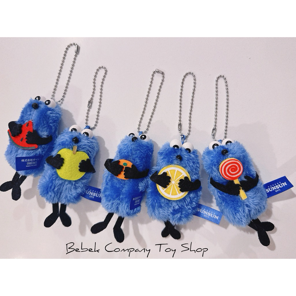 現貨 日本正版🇯🇵塑膠眼 吊飾 パペットスンスン PUPPET SUNSUN 帕比順順 玩偶 娃娃 布偶 景品 鑰匙圈